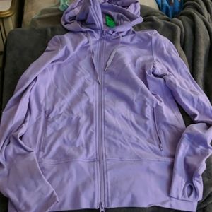 Lululemon light purple zip up size 8